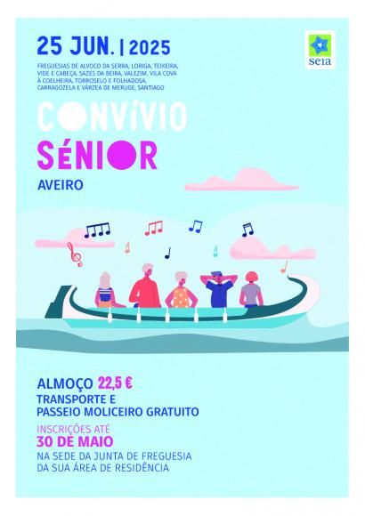 Convívio Sénior 2025 – Inscrições Abertas!