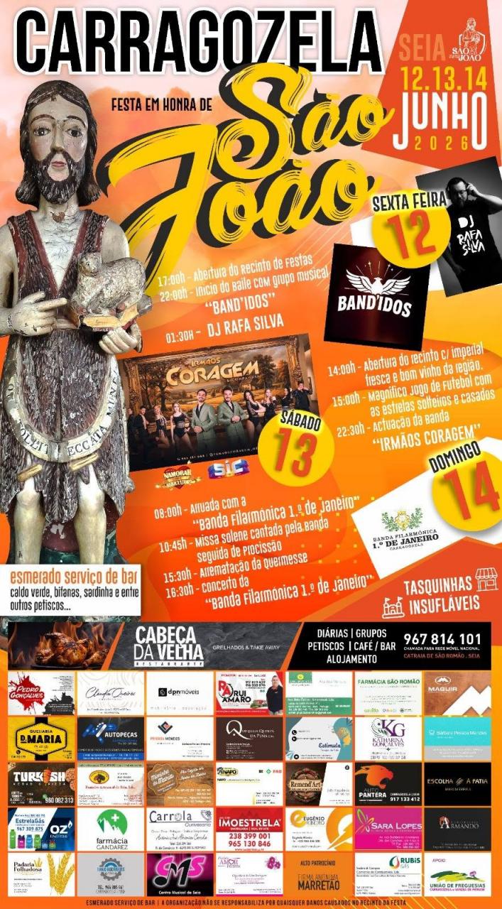 Festa em honra de S&atilde;o Jo&atilde;o em Carragozela - Seia